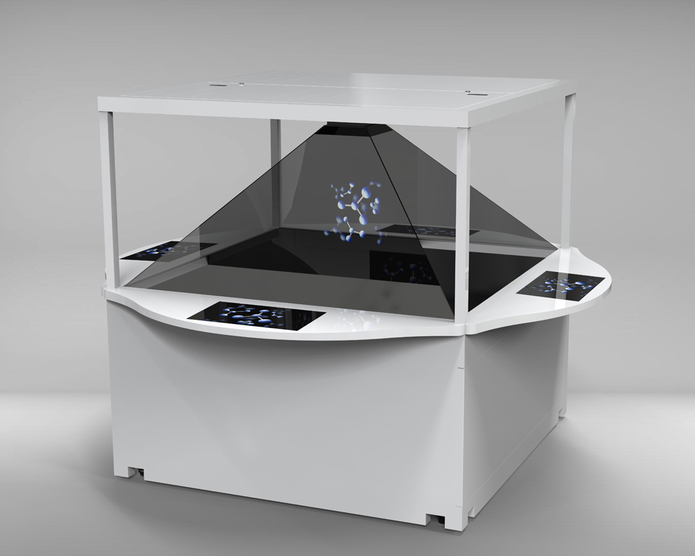 3D全息互動觸摸展示柜